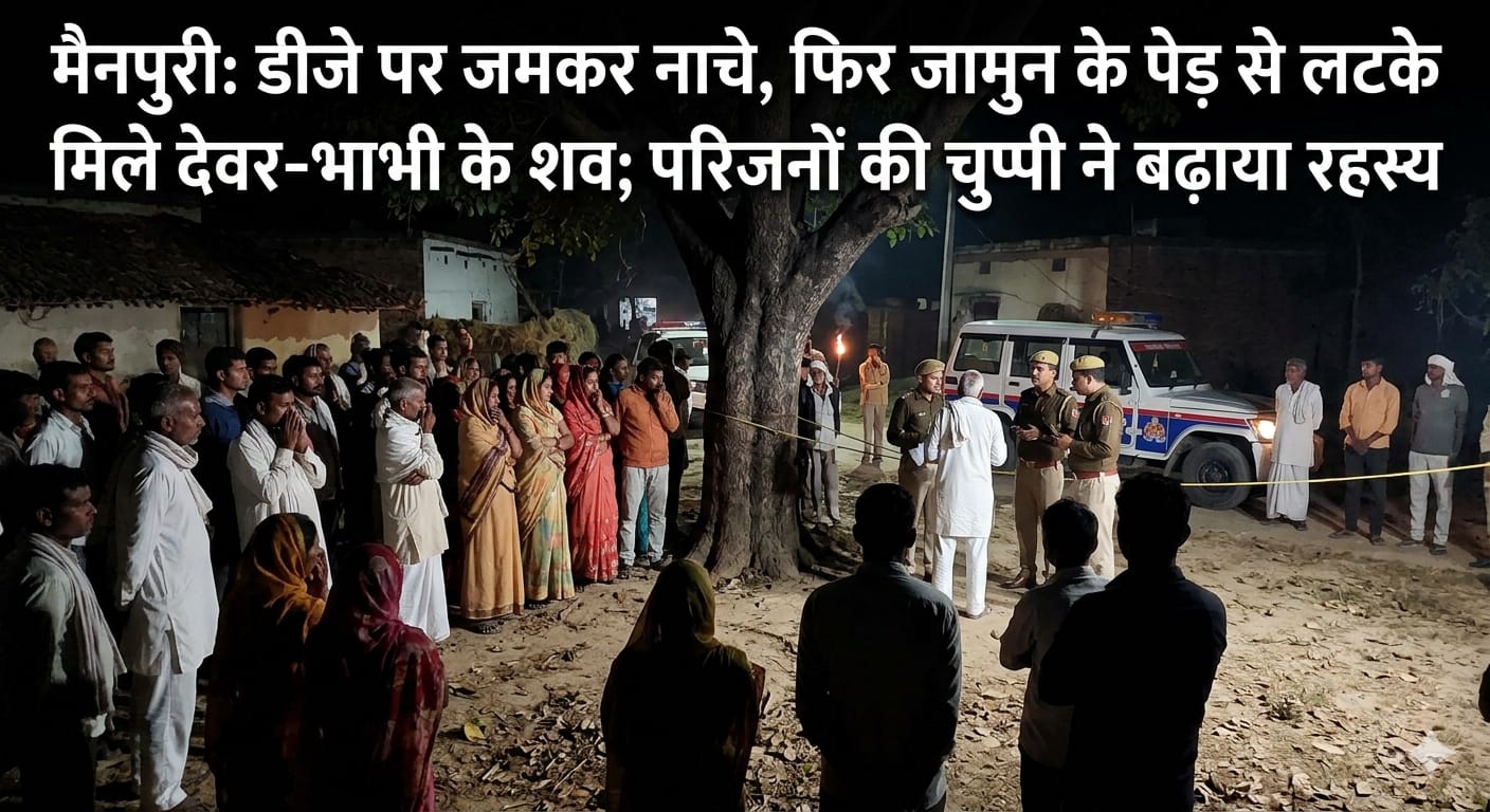 मैनपुरी देवर-भाभी आत्महत्या मामला बखतपुर गांव