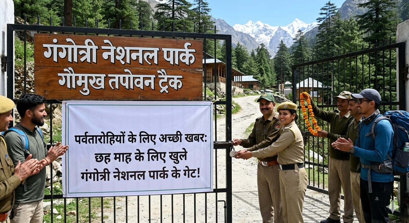 : Gangotri National Park gate opening ceremony Uttarakhand.