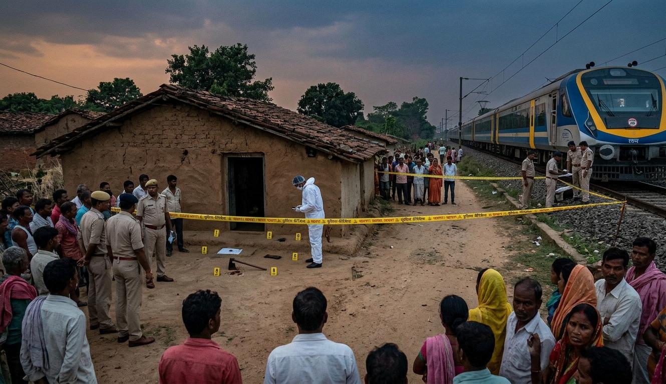 पलामू में ममेरी बहन की हत्या के बाद भाई ने ट्रेन के आगे कूदकर दी जान, पुलिस जांच स्थल पर