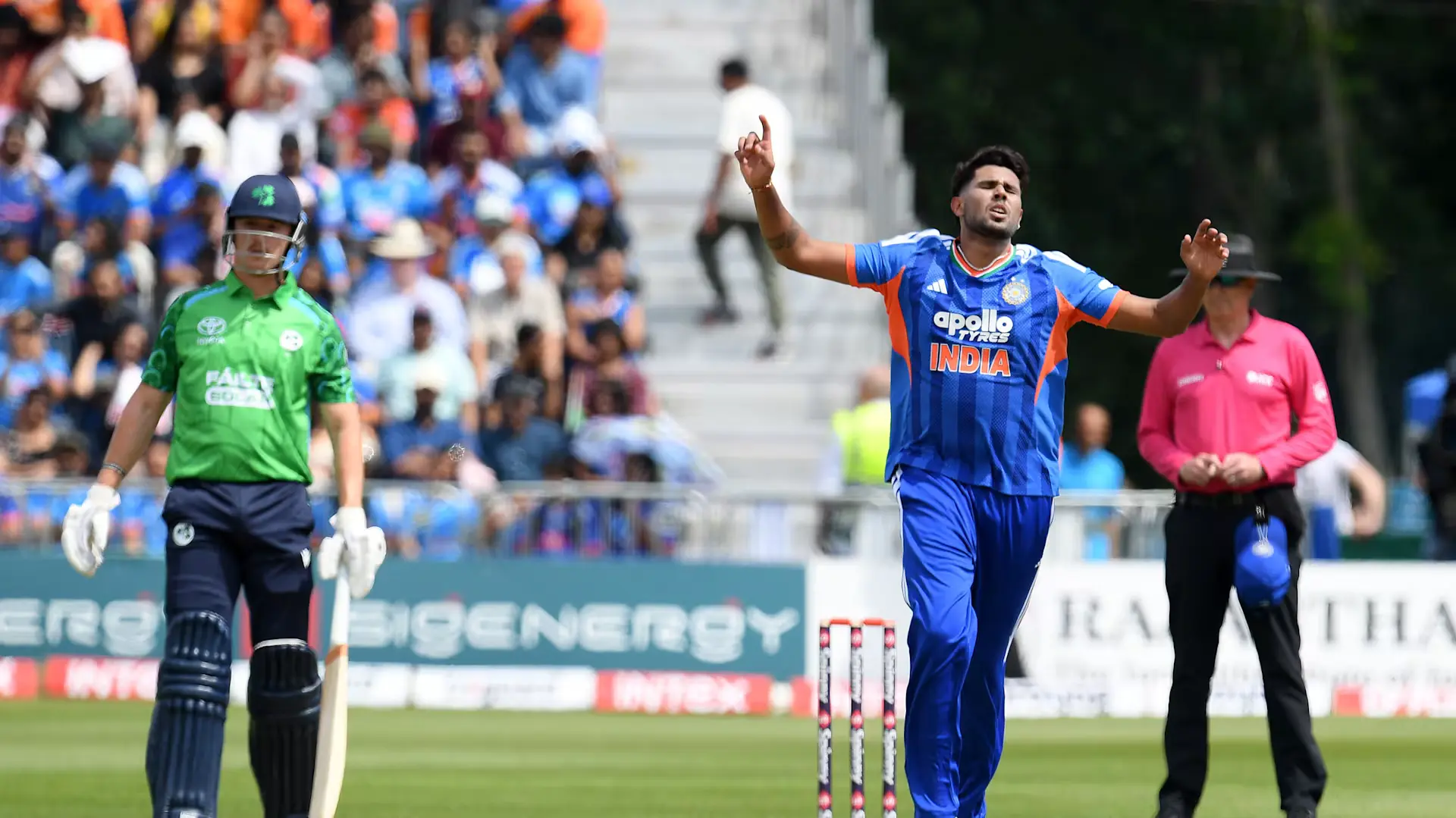 India vs Ireland 1st T20: Ireland stunned India by 34 runs in Belfast after posting 182/9. Abhishek Sharma scored a fighting fifty, but India's batting collapsed under pressure.