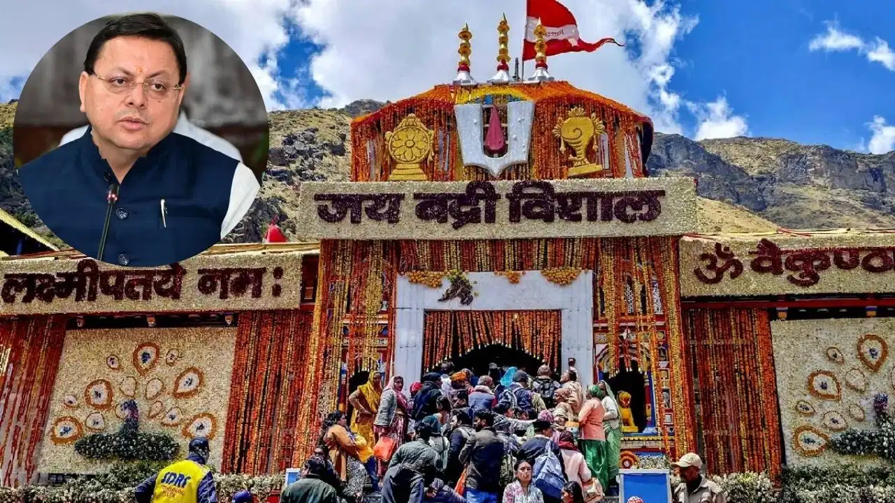 Badrinath Temple Donation Theft investigation at Badrinath Dham with police examining CCTV footage and donation counting records.