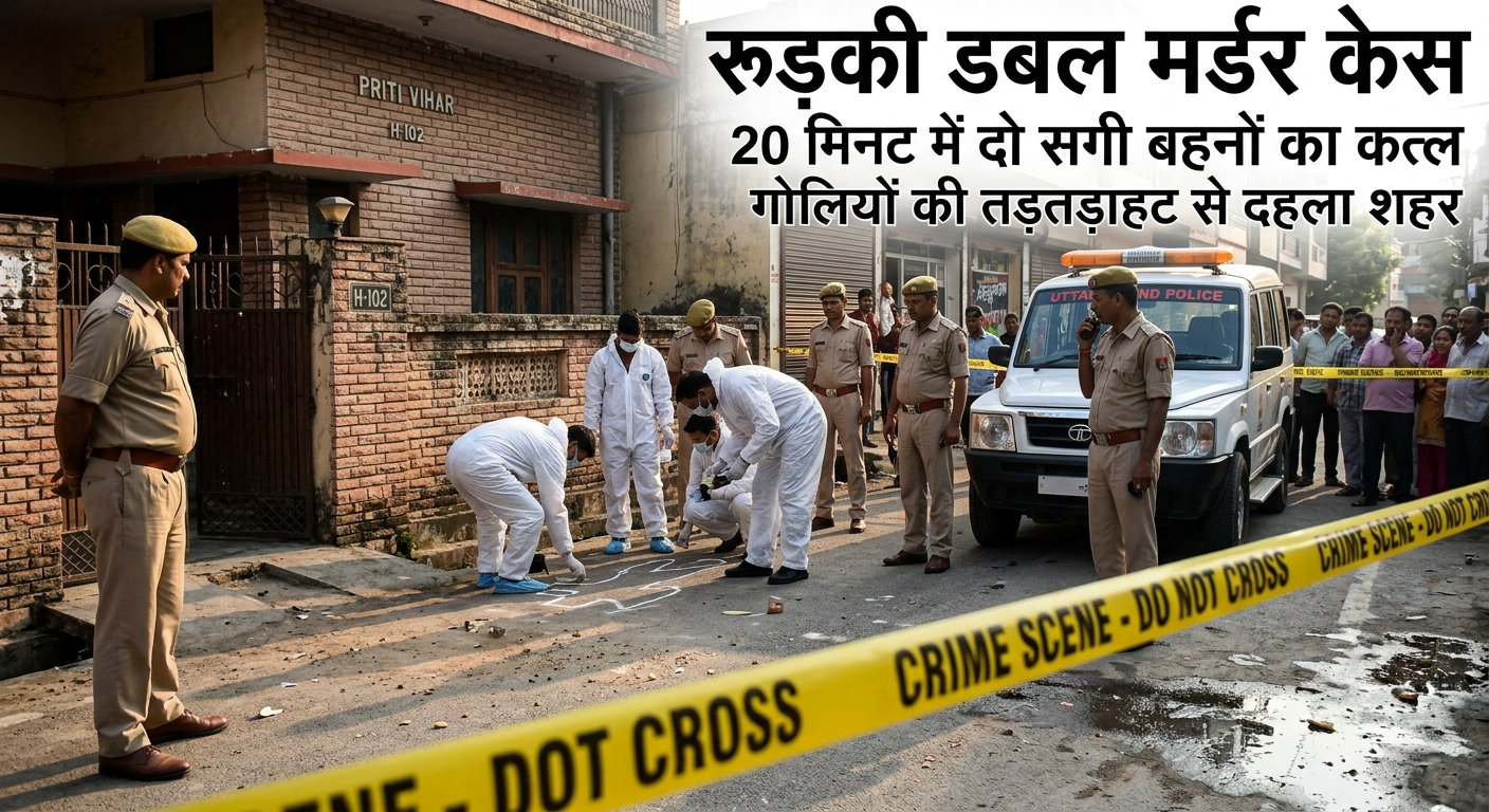 Roorkee Double Murder Case crime scene investigation by police in Uttarakhand
