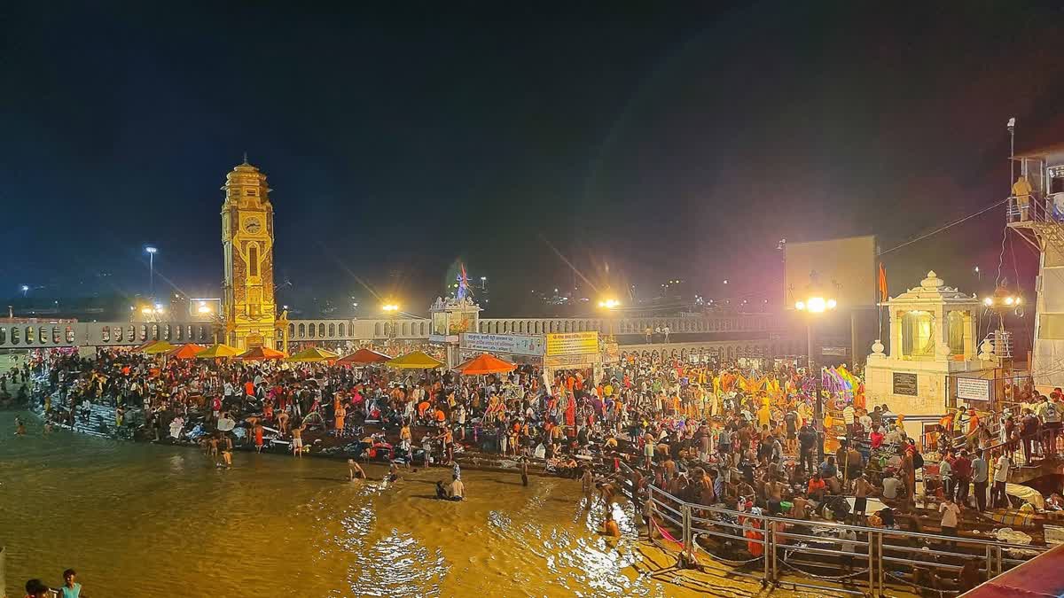 Kanwar Yatra 2026 Water Ambulance rescuing Kanwariyas at Haridwar Ganga Ghat