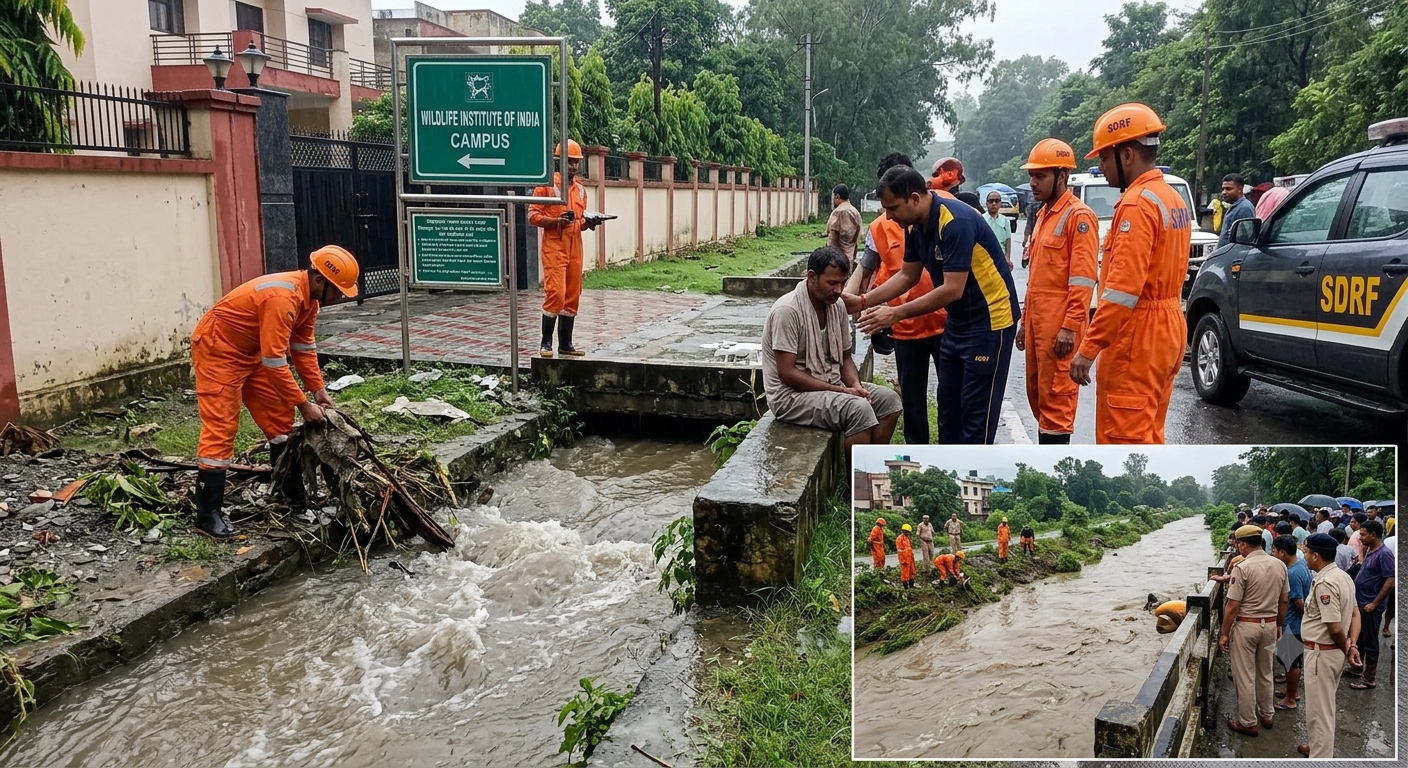 देहरादून बारिश हादसे के बाद एसडीआरएफ द्वारा चलाया गया सर्च और रेस्क्यू ऑपरेशन