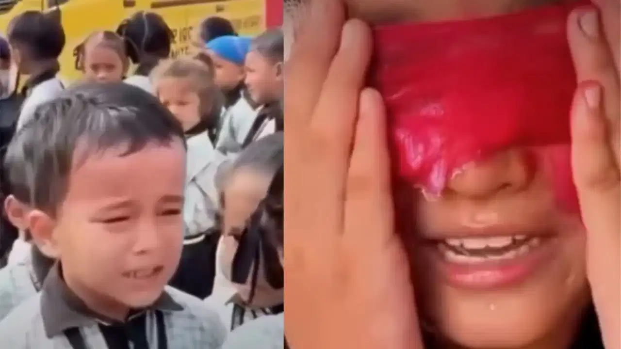 Anti-Mobile Exercise school drama video involving children in Khatima Uttarakhand